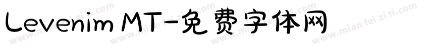 Levenim MT字体转换